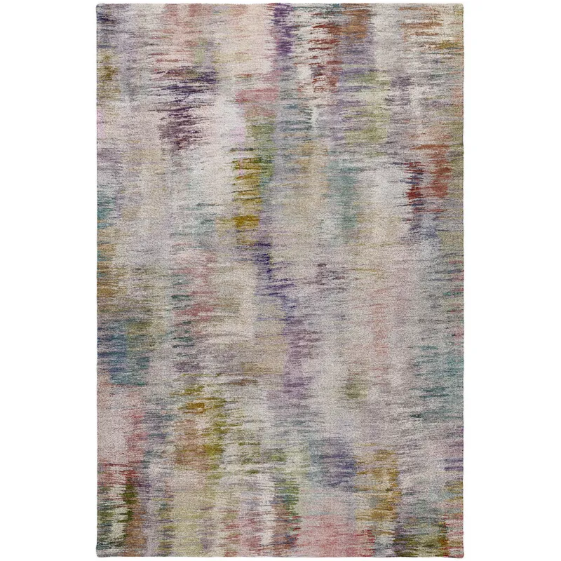 Luxury Washable Indoor/Outdoor Kochi Plum 3\' x 5\' Rug
