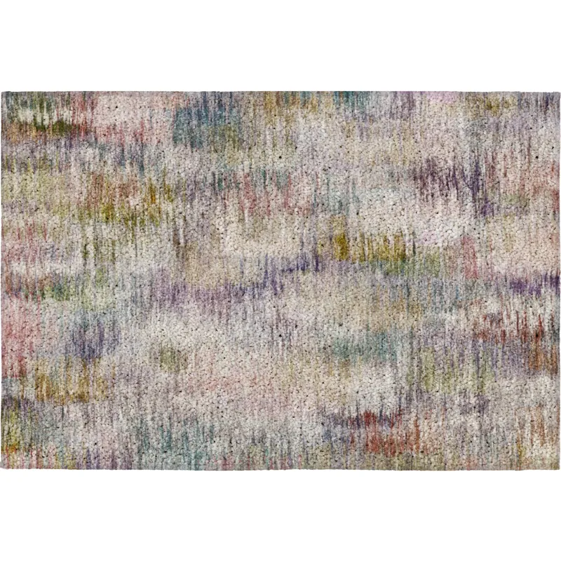 Luxury Washable Indoor/Outdoor Kochi Plum 1\'8\" x 2\'6\" Rug