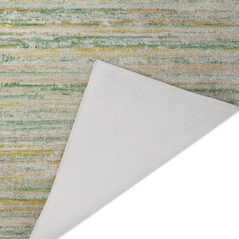 Luxury Washable Indoor/Outdoor Kochi Mint 2\'6\" x 3\'10\" Rug