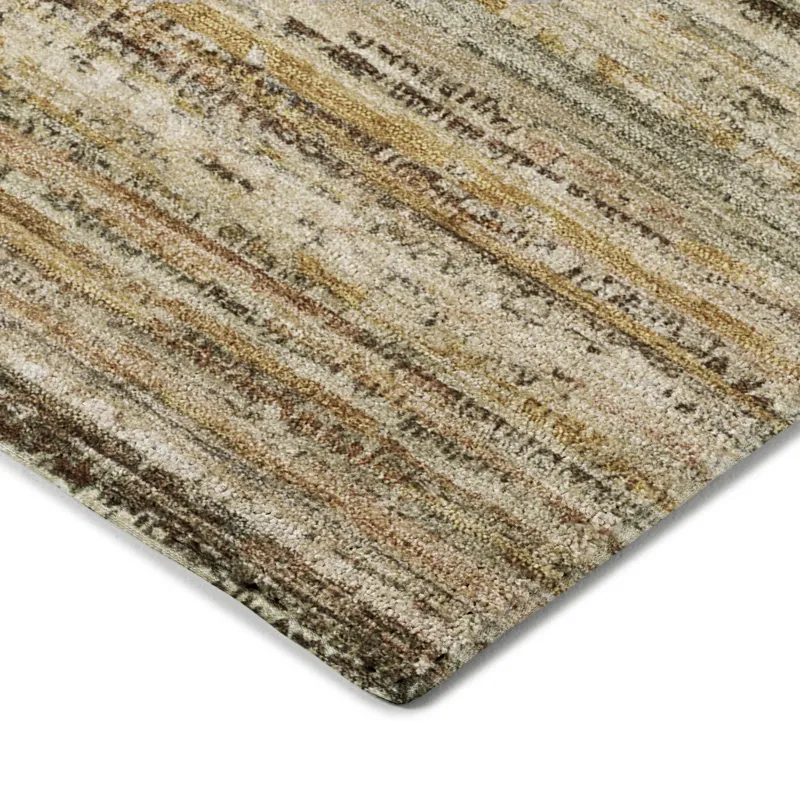 Luxury Washable Indoor/Outdoor Kochi Mocha 9\' x 12\' Rug