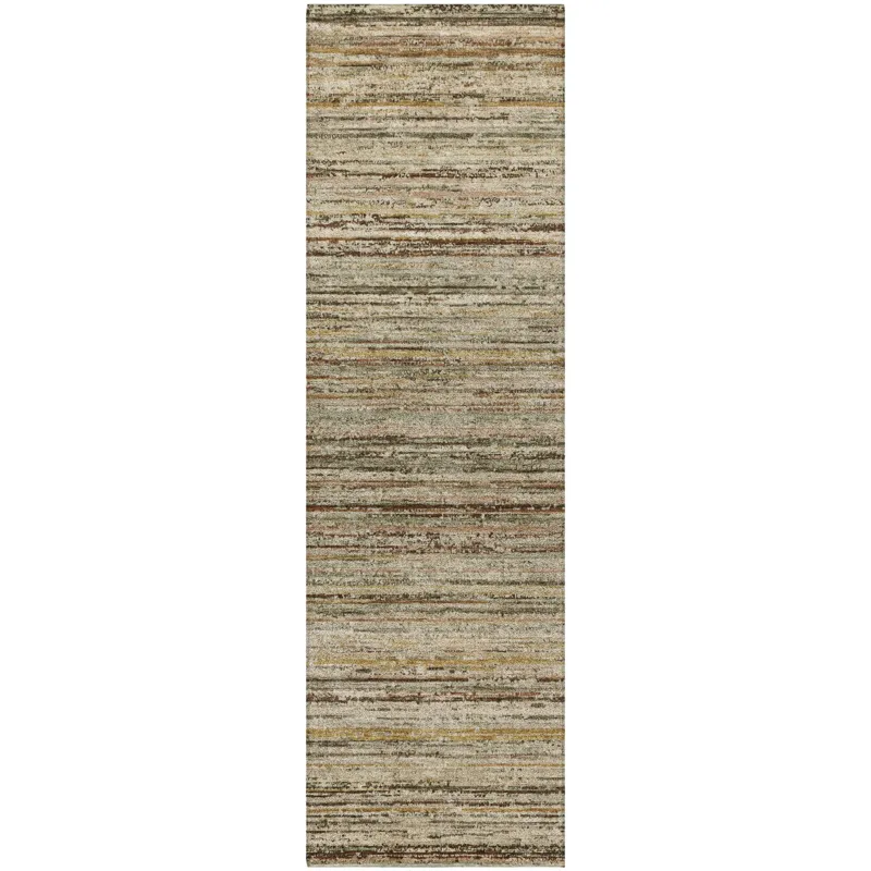 Luxury Washable Indoor/Outdoor Kochi Mocha 2\'3\" x 7\'6\" Runner Rug