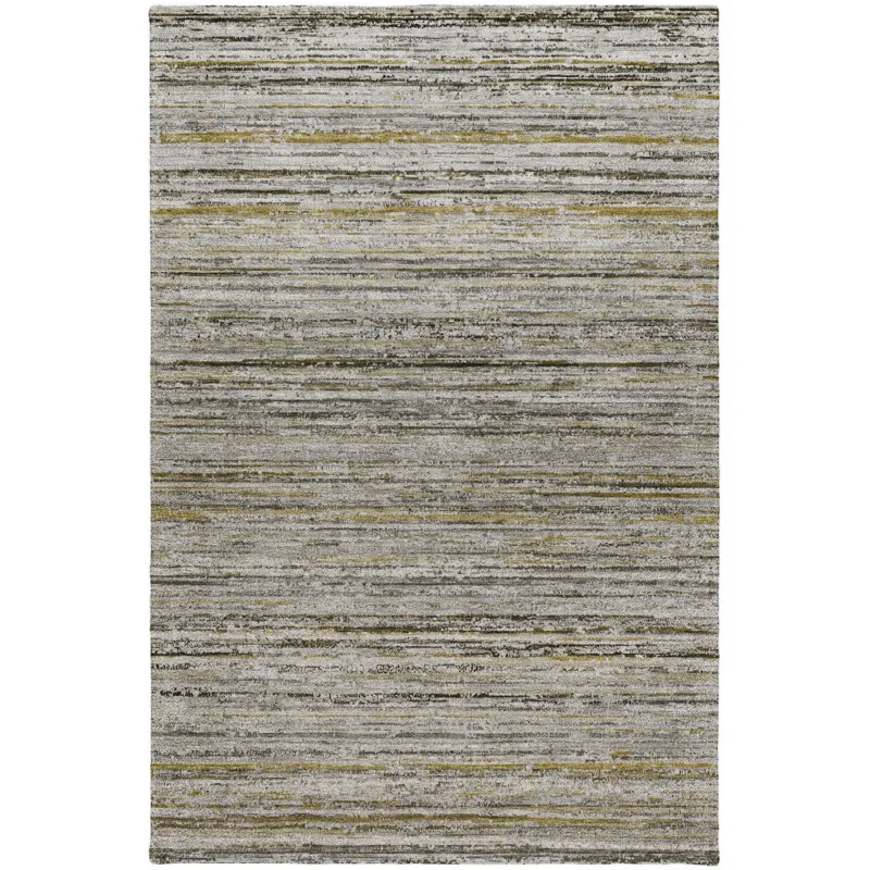 Luxury Washable Indoor/Outdoor Kochi Pewter 10\' x 14\' Rug