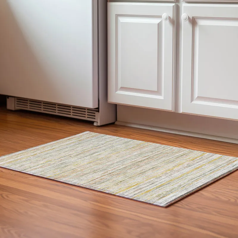 Luxury Washable Indoor/Outdoor Kochi Sage 1\'8\" x 2\'6\" Rug