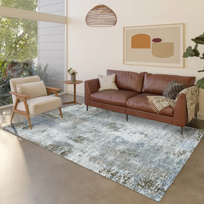 Luxury Washable Indoor/Outdoor Kochi Mocha 2\'6\" x 3\'10\" Rug
