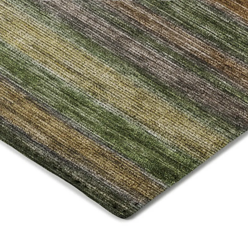 Luxury Washable Indoor/Outdoor Kochi Brown 8\' x 10\' Rug