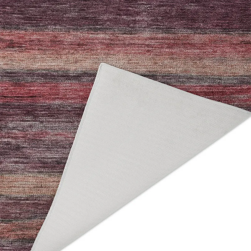 Luxury Washable Indoor/Outdoor Kochi Merlot 2\'3\" x 7\'6\" Runner Rug