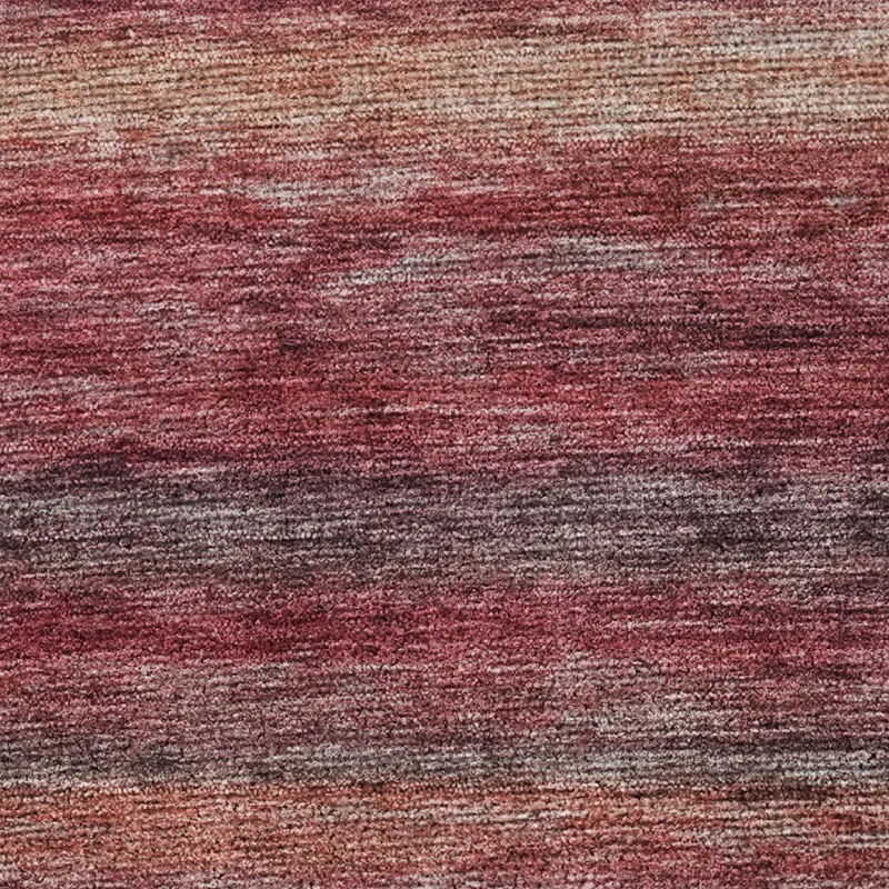 Luxury Washable Indoor/Outdoor Kochi Merlot 2\'3\" x 7\'6\" Runner Rug