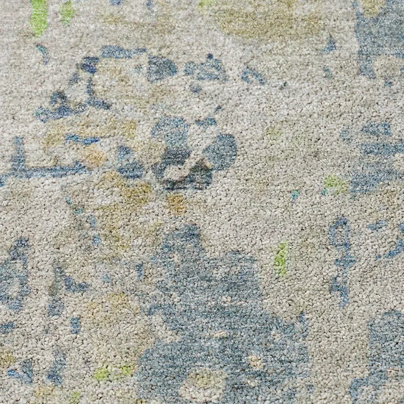 Luxury Washable Indoor/Outdoor Kochi Blue 9\' x 12\' Rug