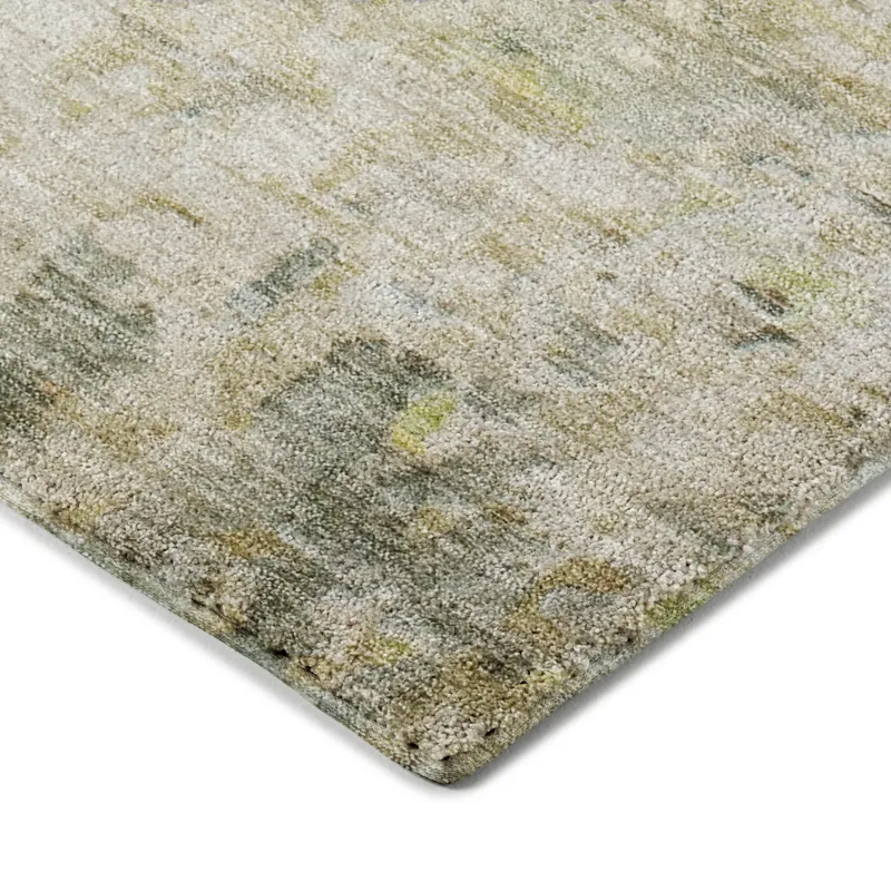 Luxury Washable Indoor/Outdoor Kochi Sage 3\' x 5\' Rug