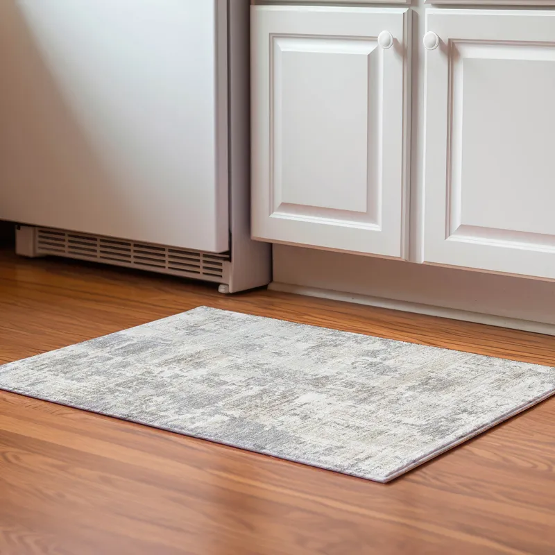 Luxury Washable Indoor/Outdoor Kochi Linen 1\'8\" x 2\'6\" Rug