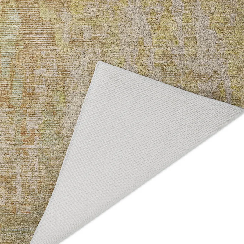 Luxury Washable Indoor/Outdoor Kochi Khaki 8\' x 10\' Rug