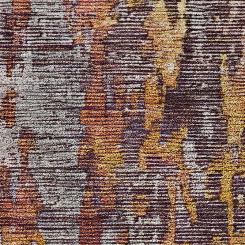 Luxury Washable Indoor/Outdoor Kochi Plum 8\' x 10\' Rug