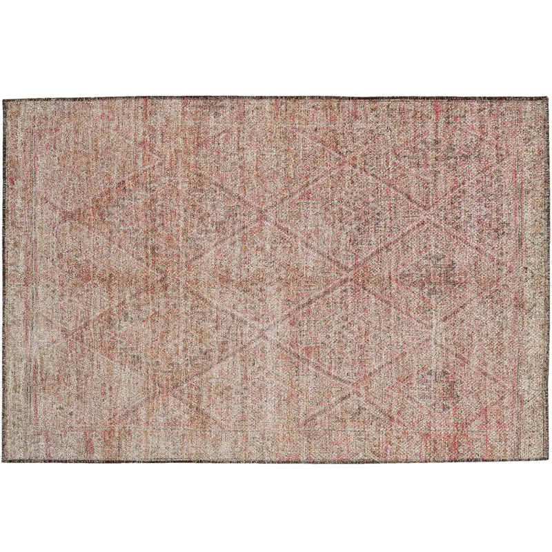 Indoor/Outdoor Karaj Pink 1\'8\" x 2\'6\" Rug