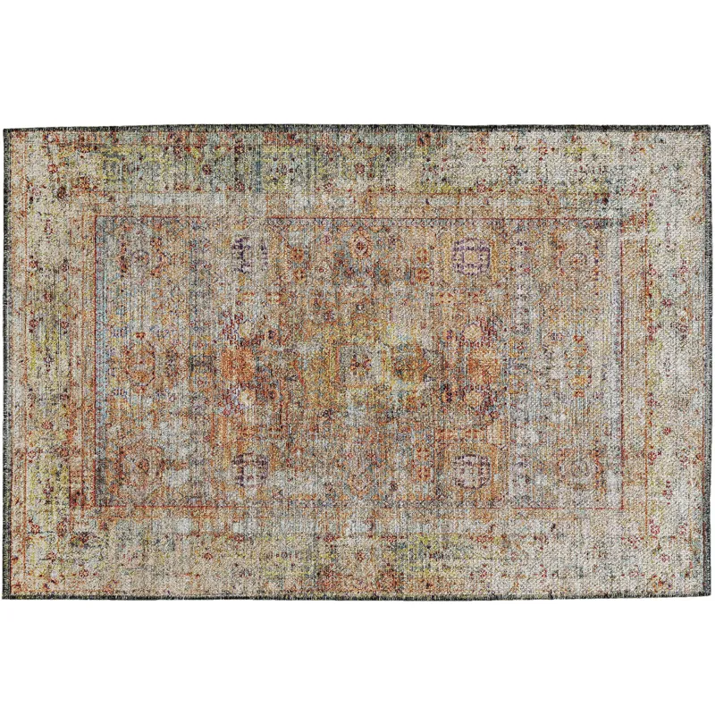 Indoor/Outdoor Karaj Coral 1\'8\" x 2\'6\" Rug