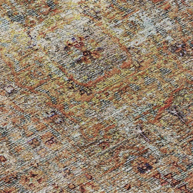 Indoor/Outdoor Karaj Coral 5\' x 7\'6\" Rug