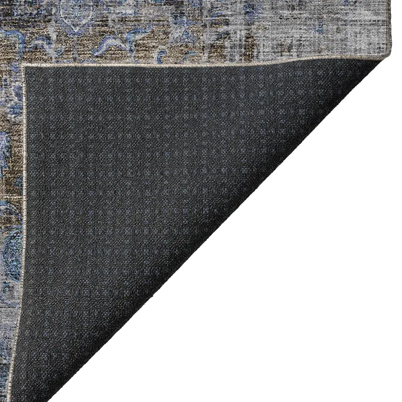 Indoor/Outdoor Karaj Blue 8\' x 10\' Rug