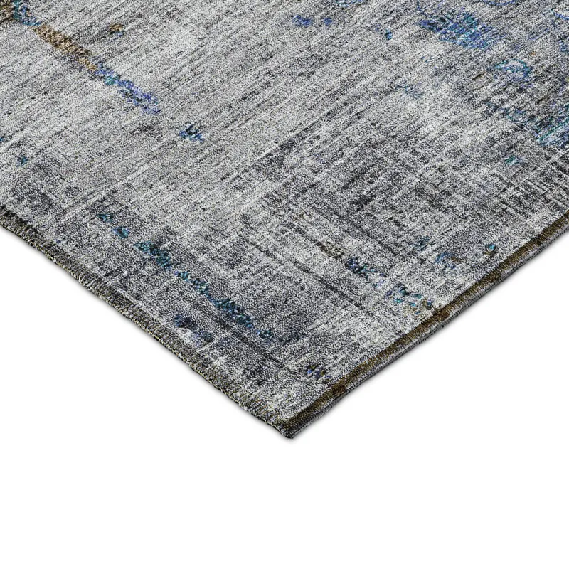Indoor/Outdoor Karaj Blue 8\' x 10\' Rug
