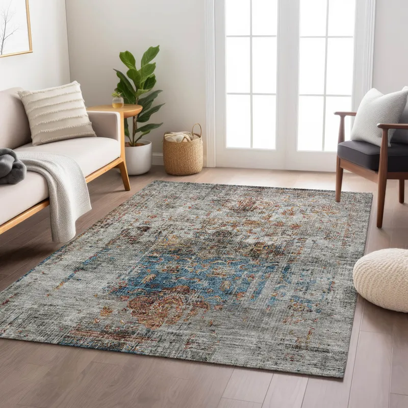 Indoor/Outdoor Karaj Copper 3\' x 5\' Rug