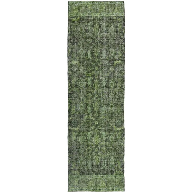 Indoor/Outdoor Karaj Cactus 2\'3\" x 7\'6\" Runner Rug