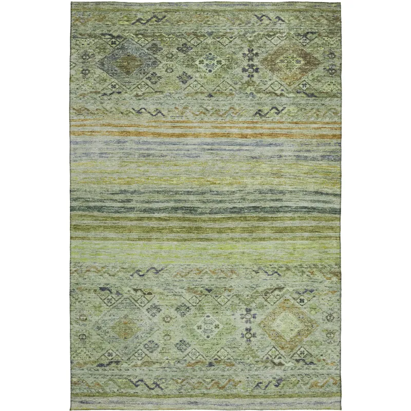 Indoor/Outdoor Karaj Aloe 10\' x 14\' Rug