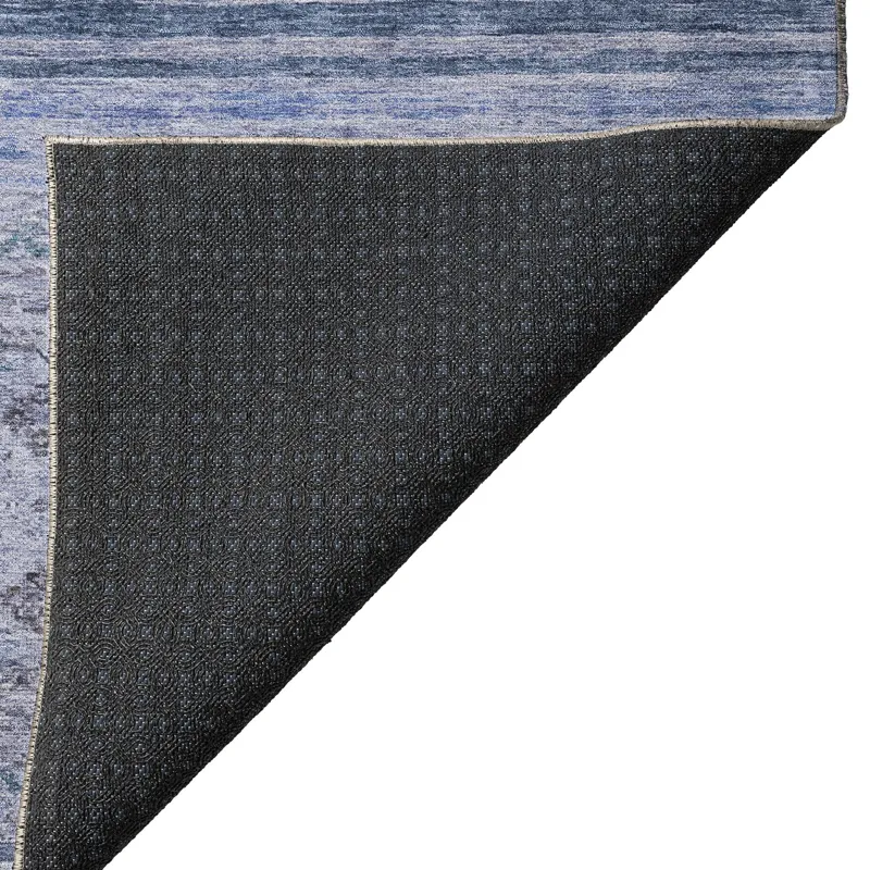 Indoor/Outdoor Karaj Blue 2\'3\" x 7\'6\" Runner Rug