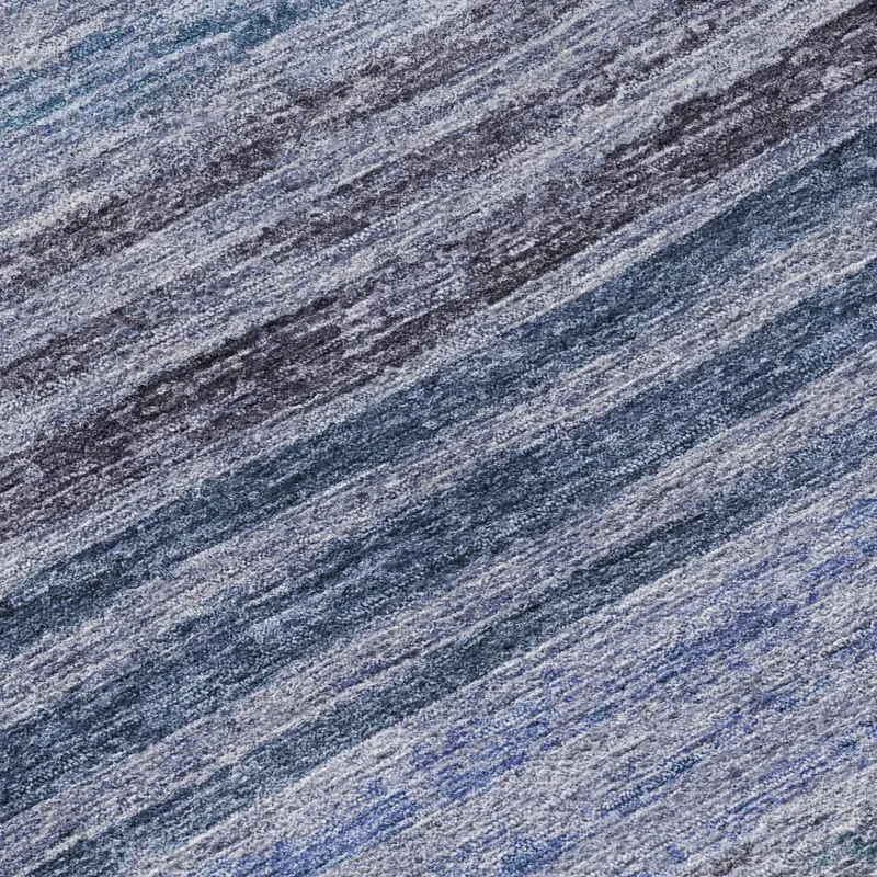 Indoor/Outdoor Karaj Blue 2\'3\" x 7\'6\" Runner Rug