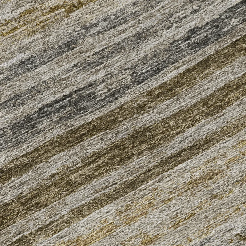 Indoor/Outdoor Karaj Brown 2\'3\" x 7\'6\" Runner Rug