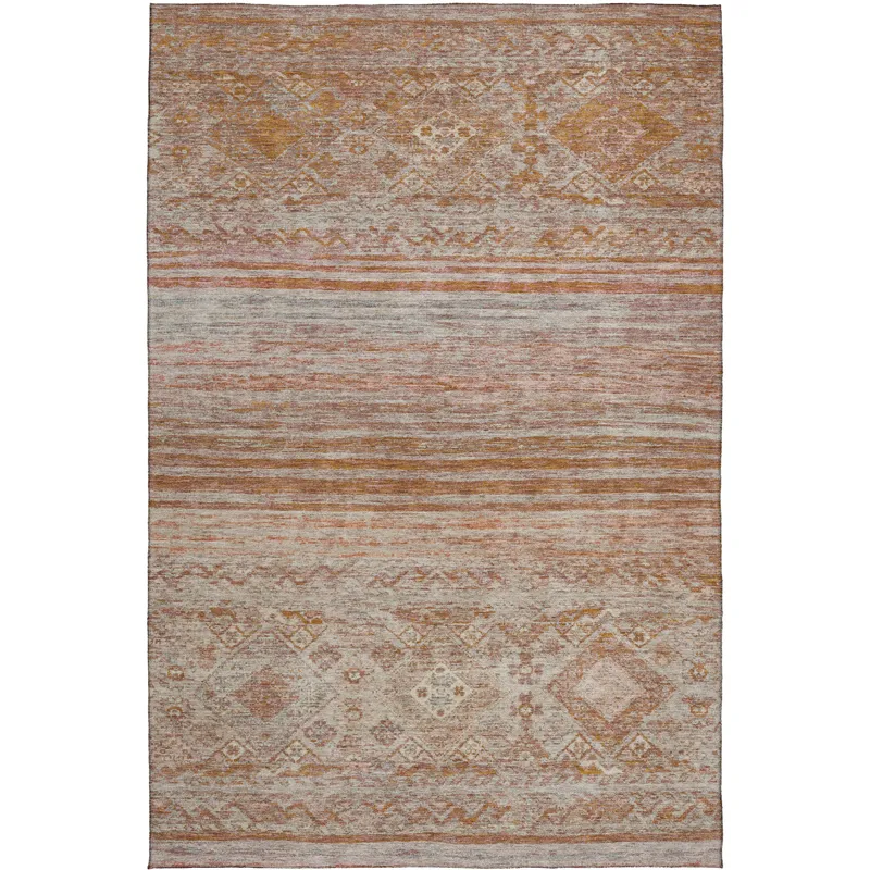 Indoor/Outdoor Karaj Copper 9\' x 12\' Rug