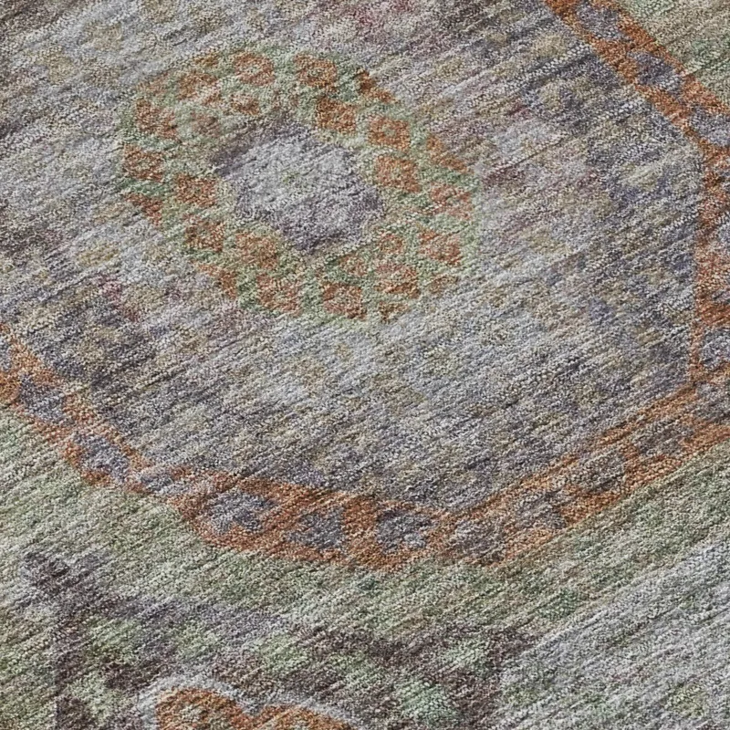 Indoor/Outdoor Karaj Paprika 5\' x 7\'6\" Rug