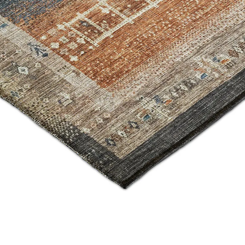 Indoor/Outdoor Karaj Brown 2\'6\" x 3\'10\" Rug