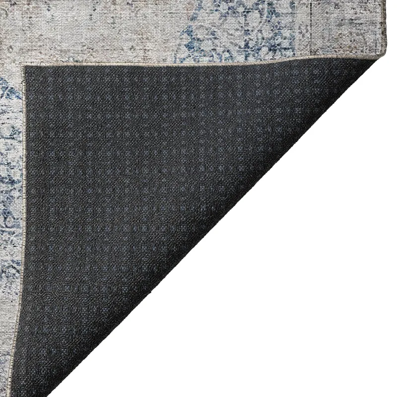 Indoor/Outdoor Karaj Blue 5\' x 7\'6\" Rug