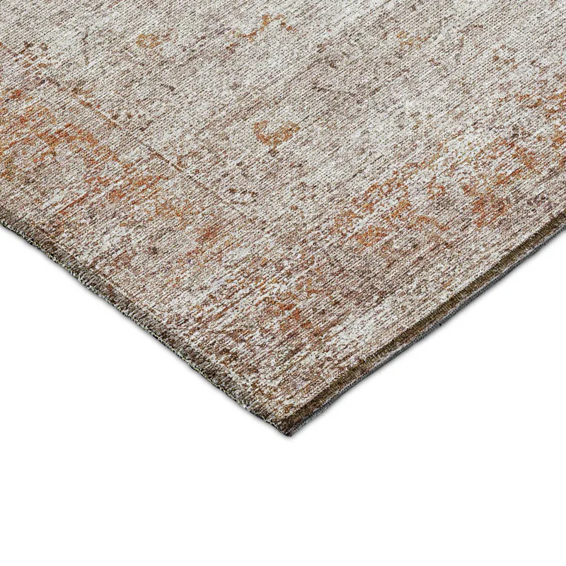 Indoor/Outdoor Karaj Copper 5\' x 7\'6\" Rug