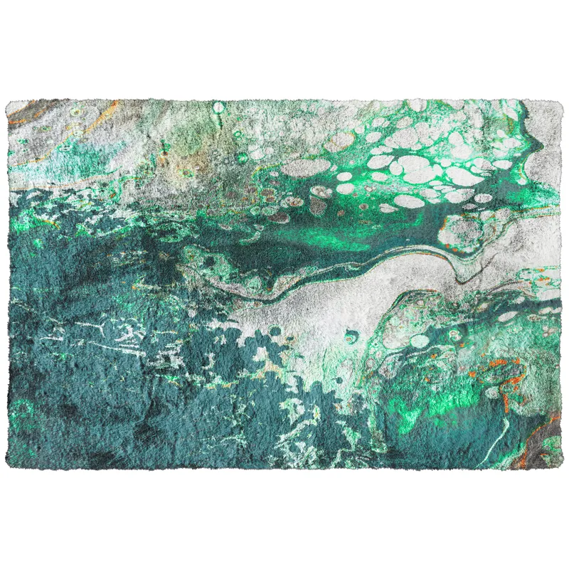 Kikiamo Emerald City 1\'8\" x 2\'6\" Rug