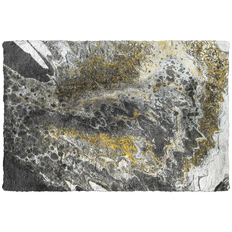 Kikiamo Graphite 1\'8\" x 2\'6\" Rug