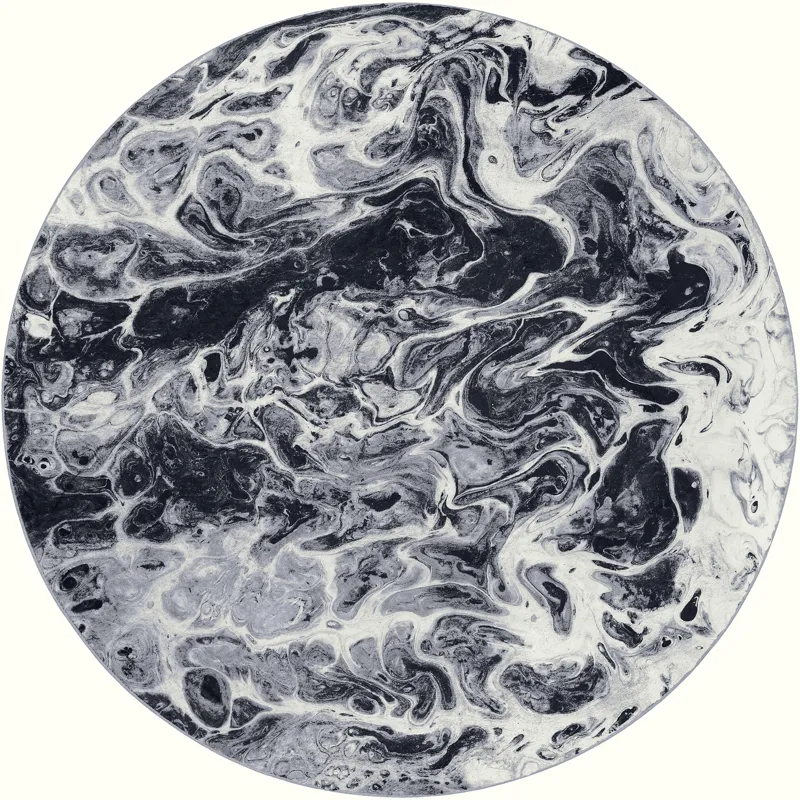 Kikiamo Marble 8\' x 8\' Round Rug