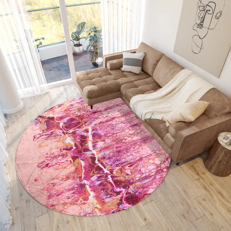 Kikiamo Flamingo 8\' x 8\' Round Rug