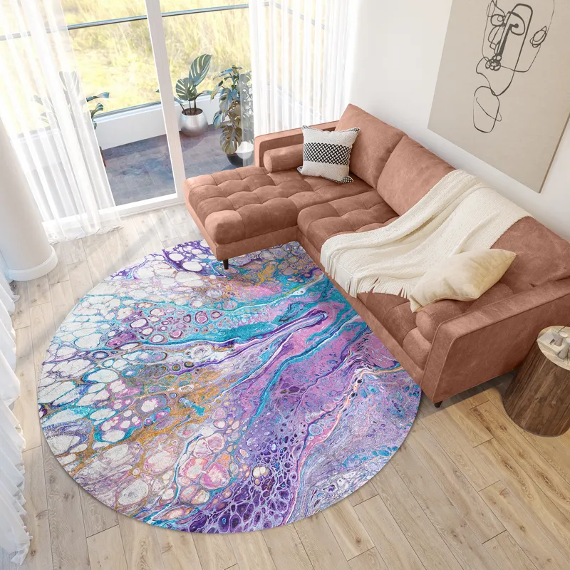 Kikiamo Lavender 8\' x 8\' Round Rug