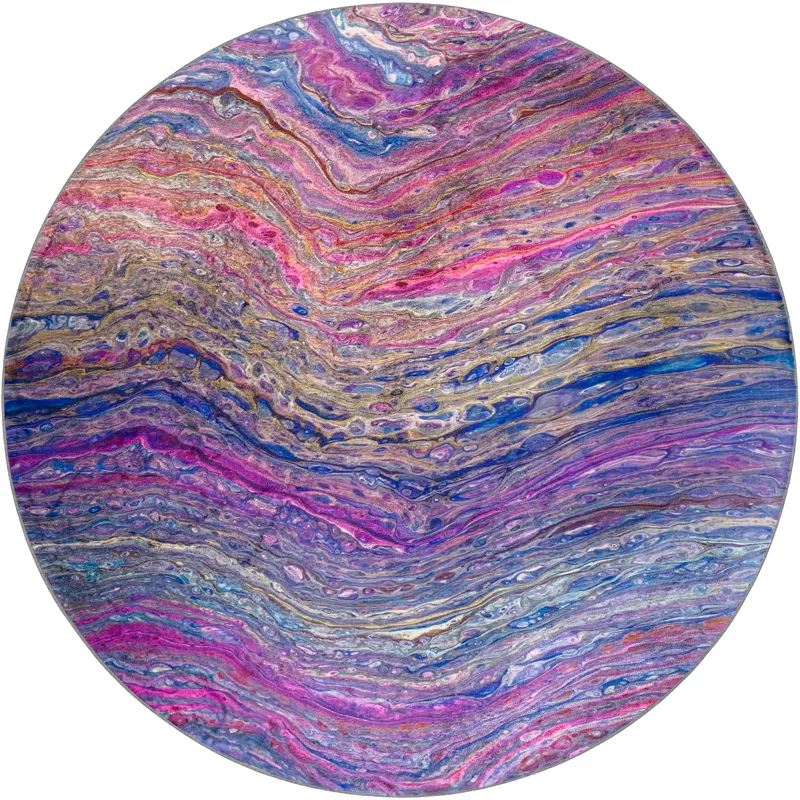 Kikiamo Passion 8\' x 8\' Round Rug