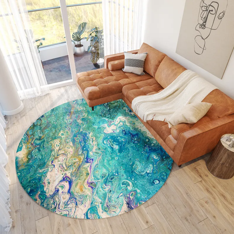 Kikiamo Lagoon 8\' x 8\' Round Rug
