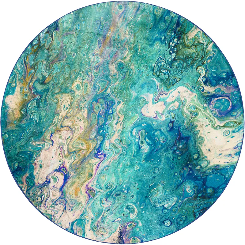 Kikiamo Lagoon 8\' x 8\' Round Rug