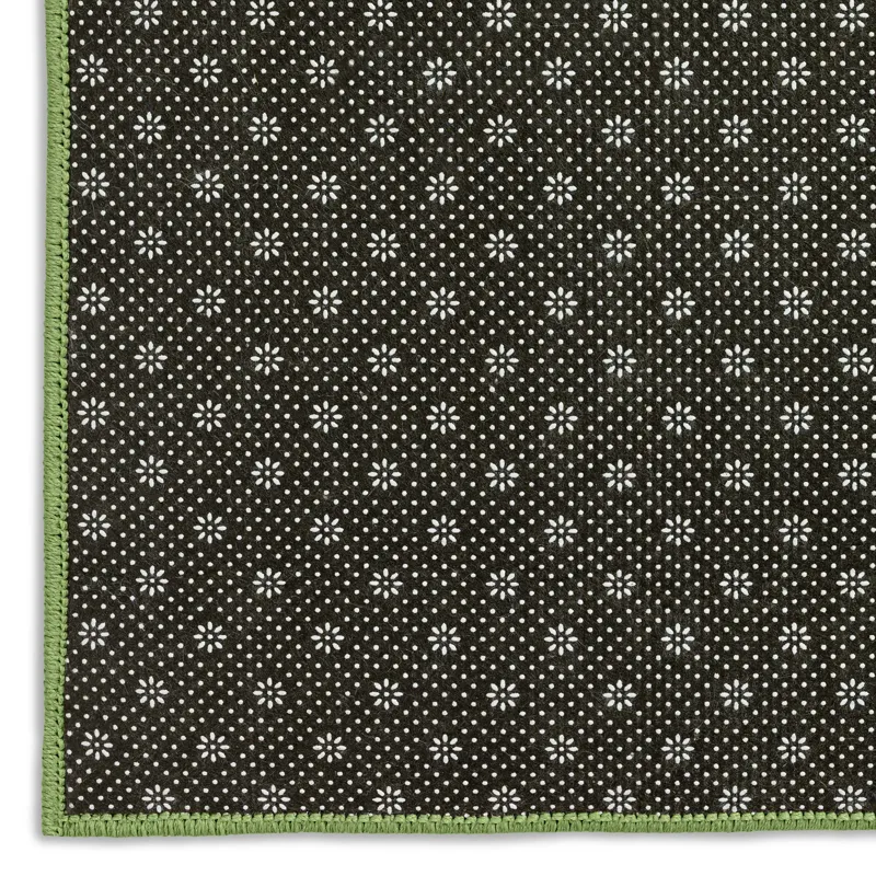 Kikiamo Lime-In 2\'3\" x 7\'6\" Runner Rug