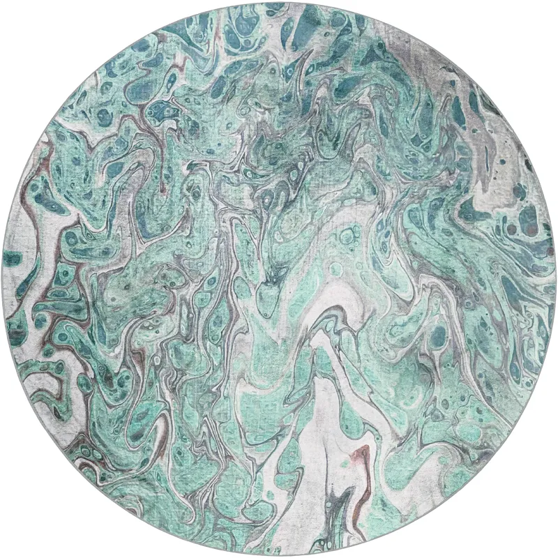 Kikiamo Seaside 8\' x 8\' Round Rug