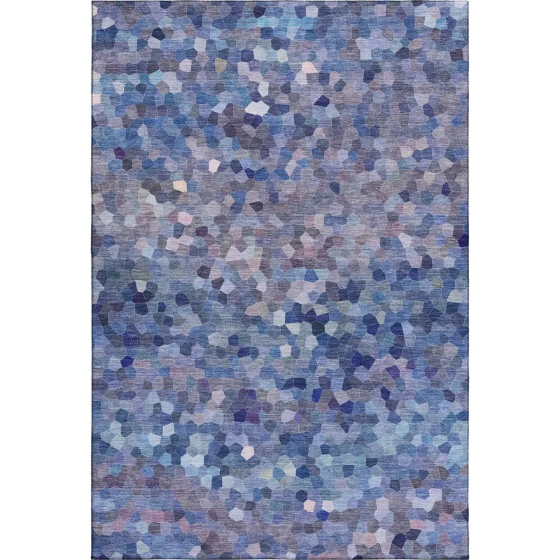 Luxury Washable Indoor/Outdoor Kaleidoscope Baltic 8\' x 10\' Rug