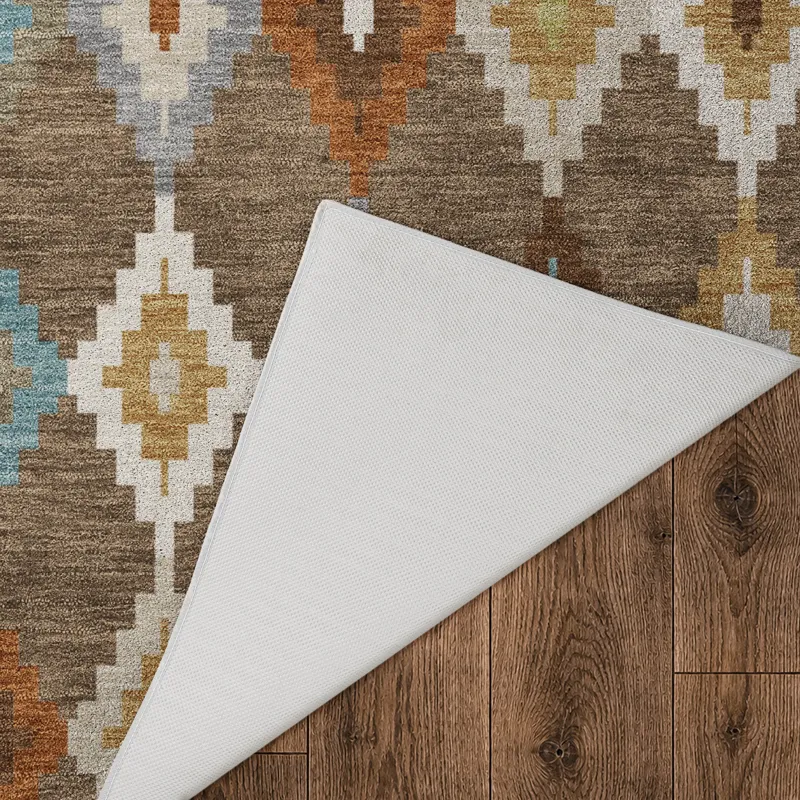Luxury Washable Kenner Chocolate 1\'8\" x 2\'6\" Rug