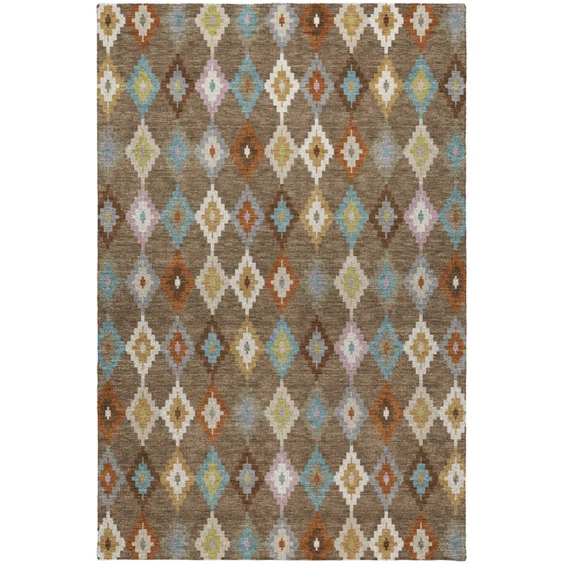 Luxury Washable Kenner Chocolate 2\'6\" x 3\'10\" Rug