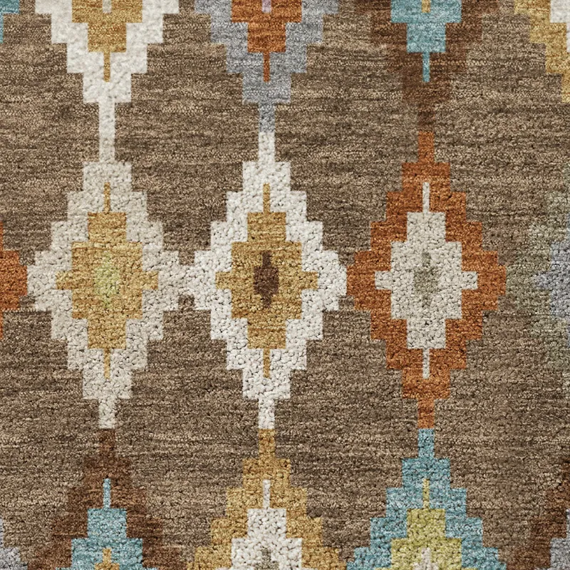 Luxury Washable Kenner Chocolate 1\'8\" x 2\'6\" Rug
