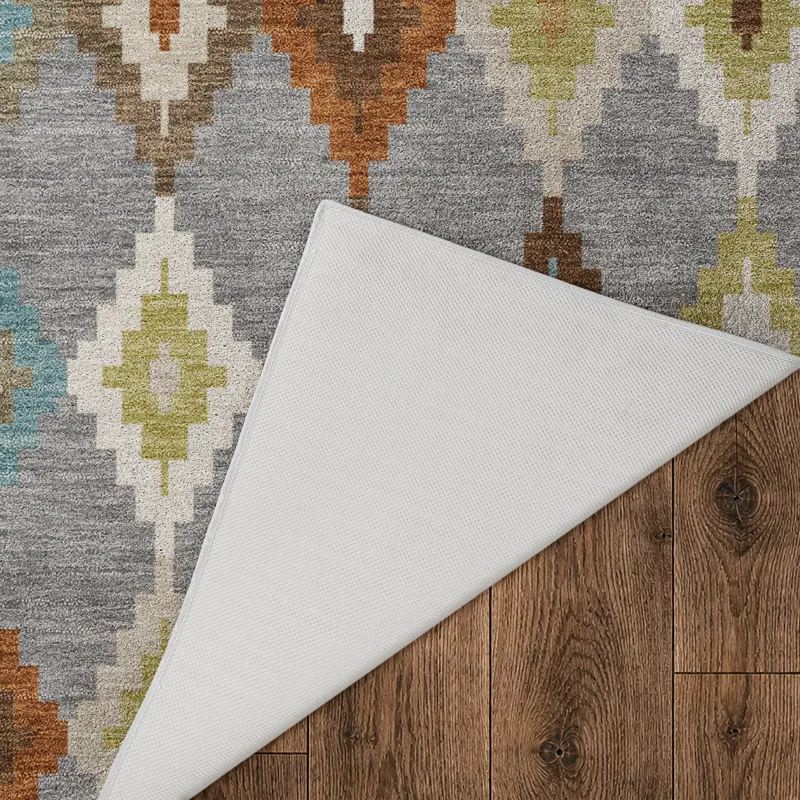 Luxury Washable Kenner Gray 8\' x 10\' Rug