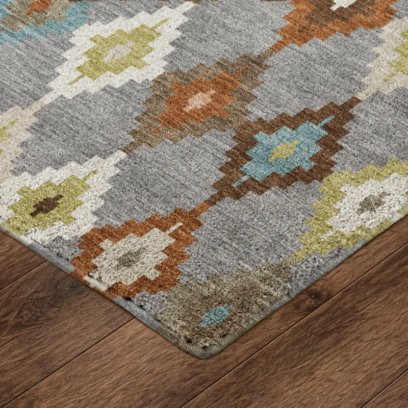 Luxury Washable Kenner Gray 8\' x 10\' Rug