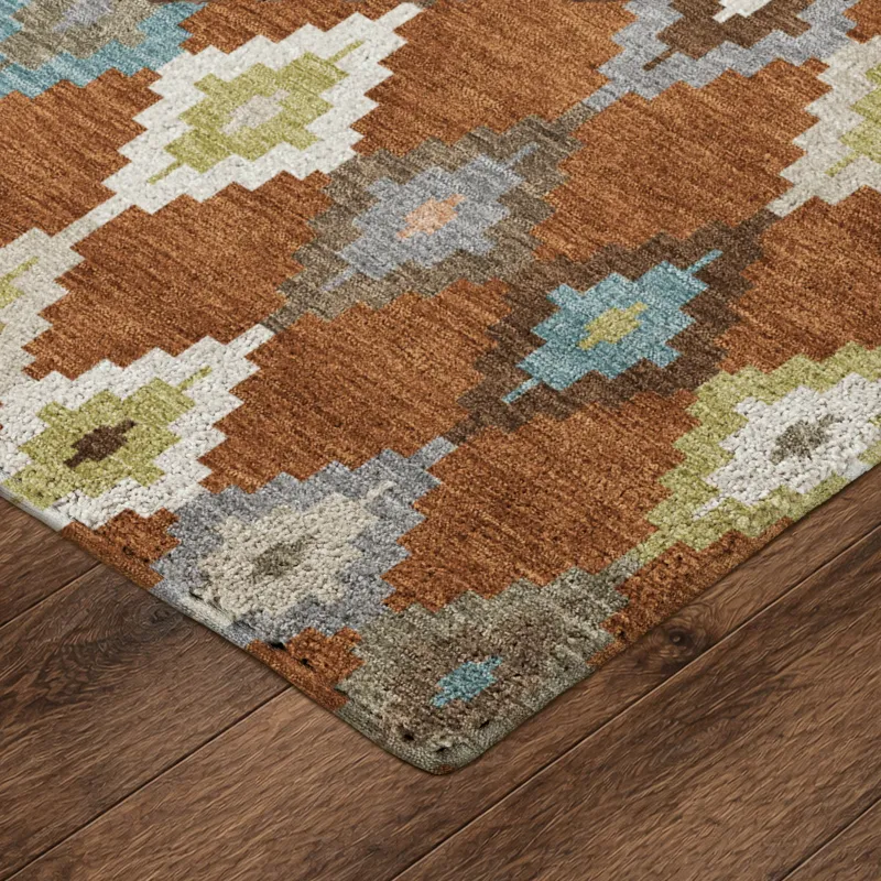 Luxury Washable Kenner Paprika 8\' x 10\' Rug