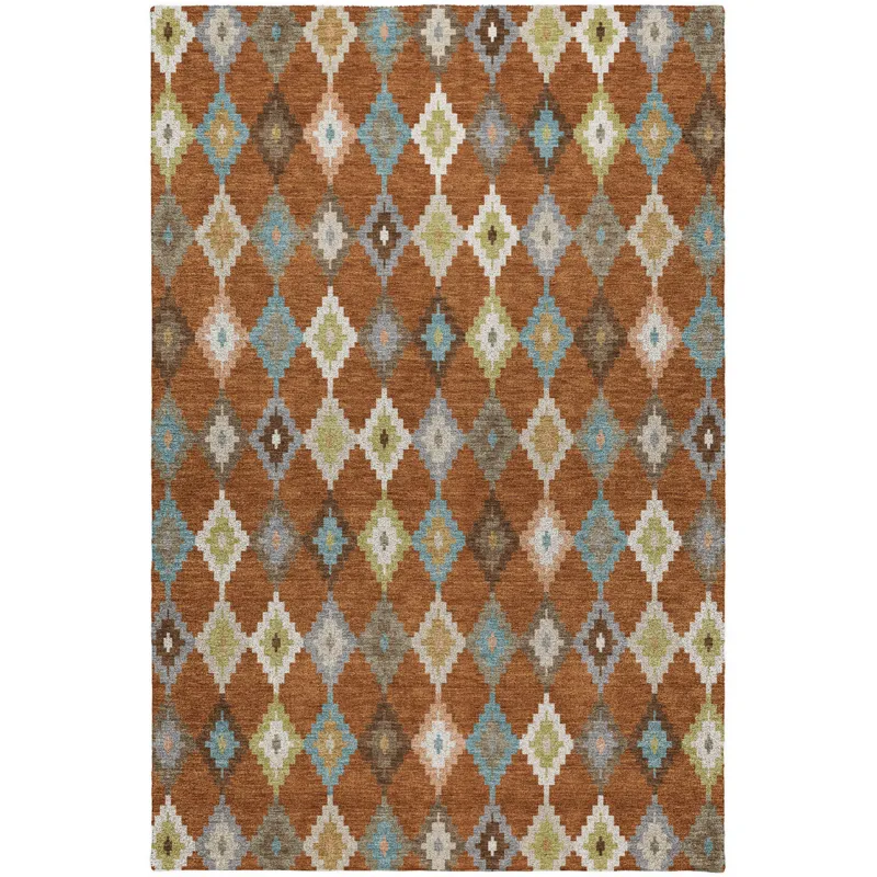 Luxury Washable Kenner Paprika 8\' x 10\' Rug